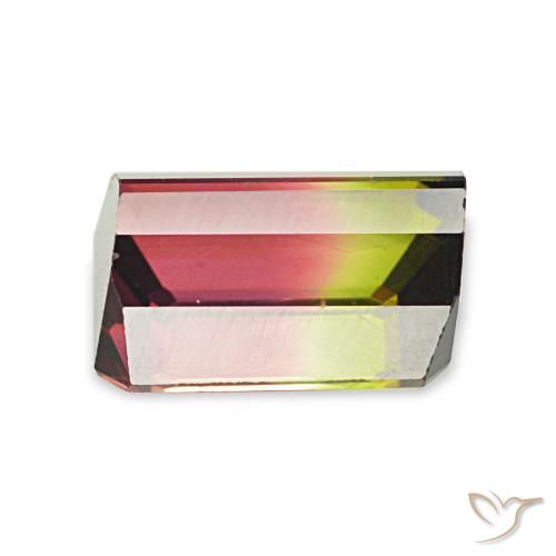 Turmalina Melancia Natural 1.87ct, Corte Octógono / Esmeralda, VVS