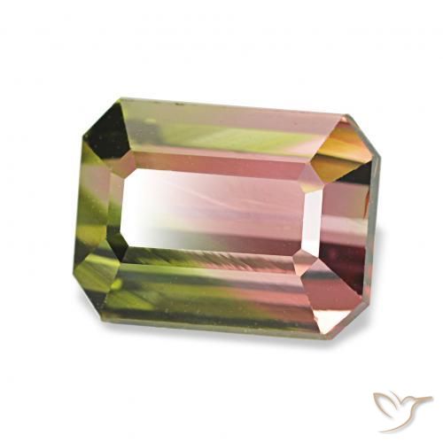 Turmalina Melancia Natural 2.45ct, Corte Octógono / Esmeralda, VVS