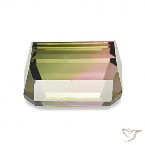 Turmalina Melancia Natural 2.45ct, Corte Octógono / Esmeralda, VVS