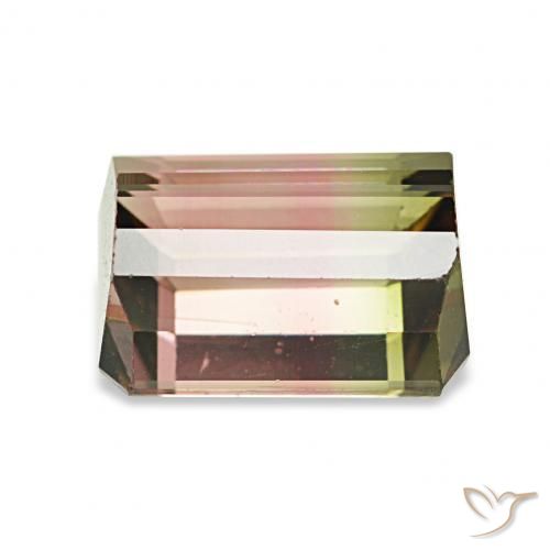 Turmalina Melancia Natural 2.77ct, Corte Octógono / Esmeralda, VVS