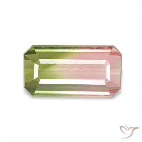 1.48ct Melancia Turmalina, Corte Esmeralda, VVS