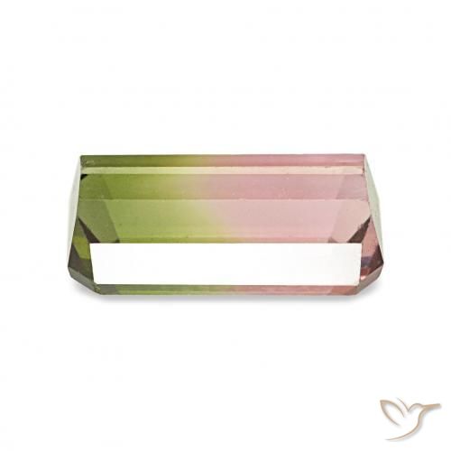 Turmalina Melancia Natural 1.48ct, Corte Octógono / Esmeralda, VVS