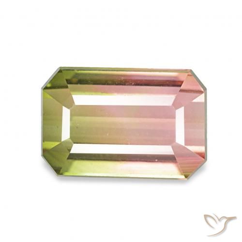 1.73ct Melancia Turmalina, Corte Esmeralda, VVS