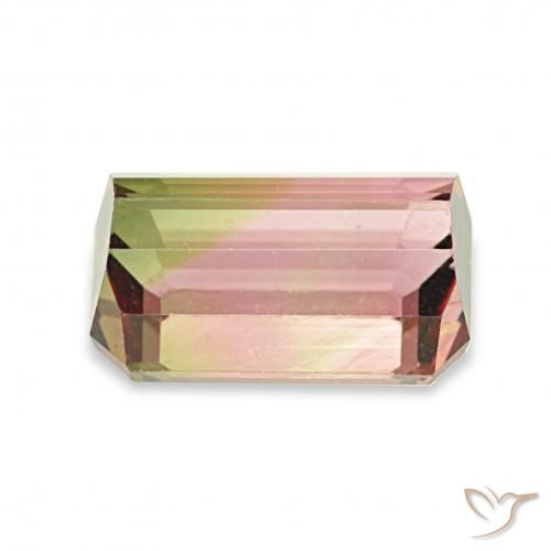 Turmalina Melancia Natural 1.73ct, Corte Octógono / Esmeralda, VVS