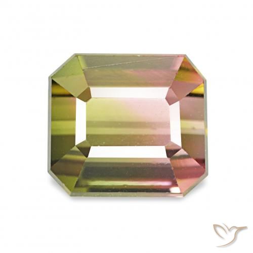 2.20ct Melancia Turmalina, Corte Esmeralda, VVS