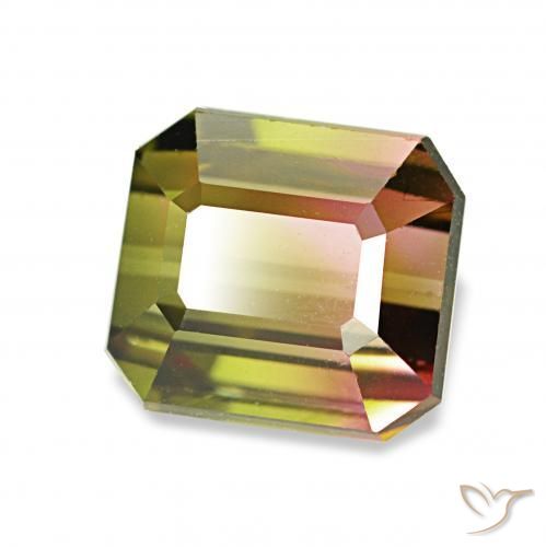 Turmalina Melancia Natural 2.20ct, Corte Octógono / Esmeralda, VVS