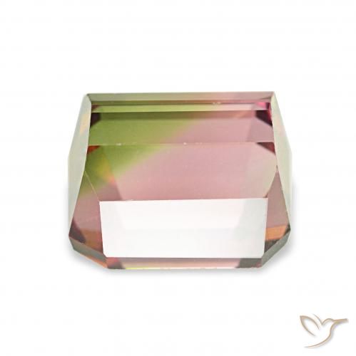 Turmalina Melancia Natural 2.20ct, Corte Octógono / Esmeralda, VVS