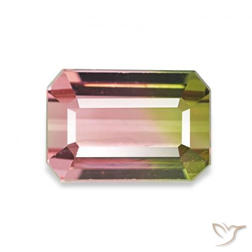 1.76ct Melancia Turmalina, Corte Esmeralda, VVS