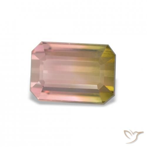 Turmalina Melancia Natural 2.04ct, Corte Octógono / Esmeralda, VVS