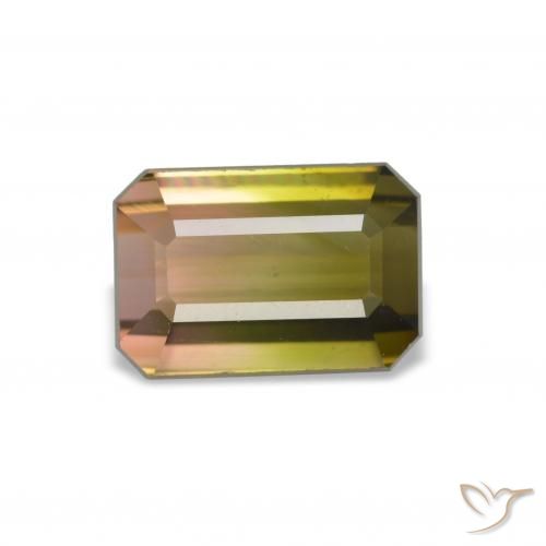 Turmalina Melancia Natural 1.87ct, Corte Octógono / Esmeralda, VVS