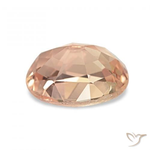 Turmalina Laranja Tigre Claro Natural 1.24ct, oval, VVS-VS