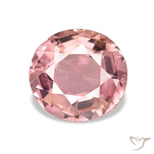 1.36ct Luz rosa Turmalina, oval, VVS-VS