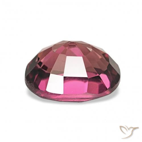 Turmalina vermelho médio Natural 1.44ct, oval, VVS-VS