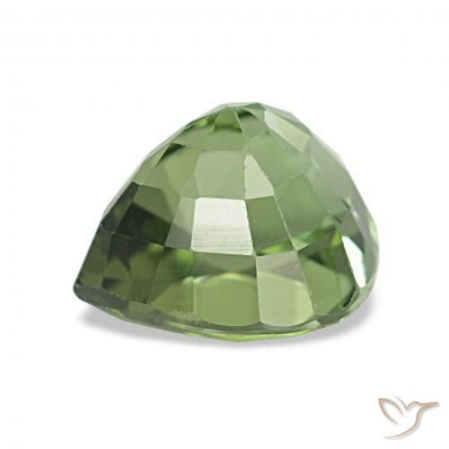 Turmalina verde quente Natural 1.82ct, Formato de pêra, VVS-VS