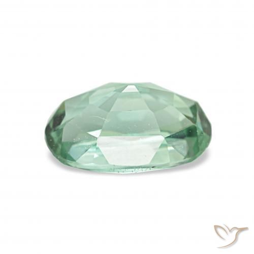 Turmalina Verde Menta Claro Natural 1.11ct, oval, VVS-VS