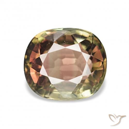 Turmalina Melancia Natural 1.68ct, Almofada, VS