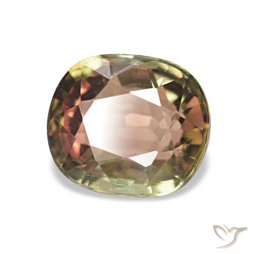 Turmalina Melancia Natural 1.68ct, Almofada, VS