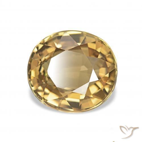 Turmalina Ouro Natural 1.51ct, oval, VVS-VS