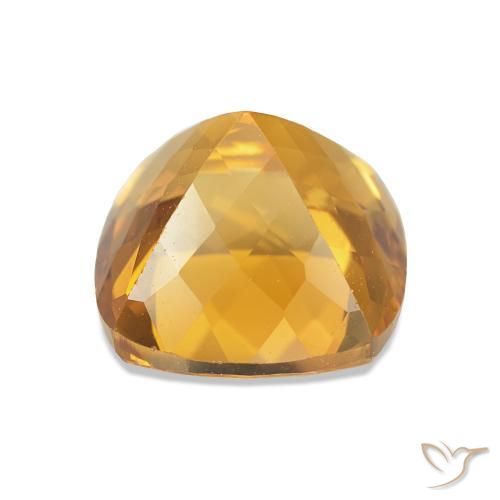 Turmalina Laranja Médio Natural 2.46ct, Almofada, VVS-VS
