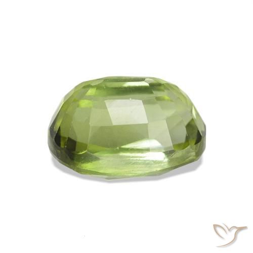 Turmalina Luz verde Natural 1.46ct, Almofada, VVS-VS