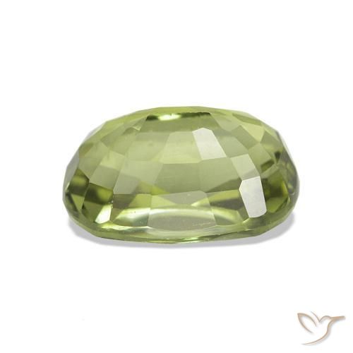 Turmalina verde quente Natural 1.49ct, Almofada, VVS-VS