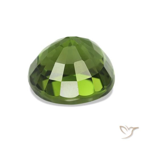 Turmalina Verde médio Natural 1.66ct, oval, VVS