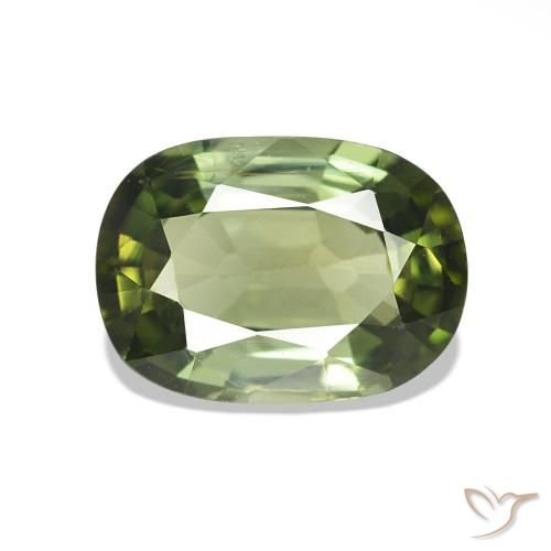 Turmalina Verde floresta Natural 1.55ct, Almofada, VS
