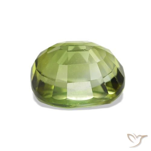 Turmalina verde quente Natural 1.81ct, oval, VS