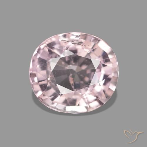 Turmalina rosa rosa Natural 1.87ct, Corte Oval, VS-SI
