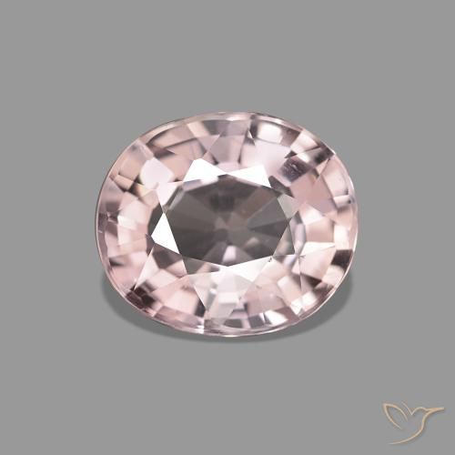 Turmalina Luz rosa Natural 1.50ct, Corte Oval, VS
