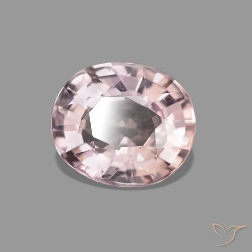 Turmalina Luz rosa Natural 1.50ct, Corte Oval, VS