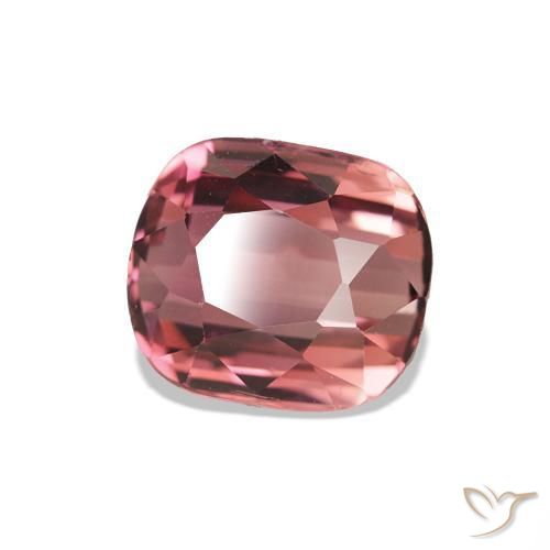 Turmalina Rosa escuro Natural 1.58ct, Almofada, VS