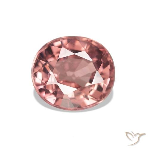 1.37ct rosa médio Turmalina, oval, VS