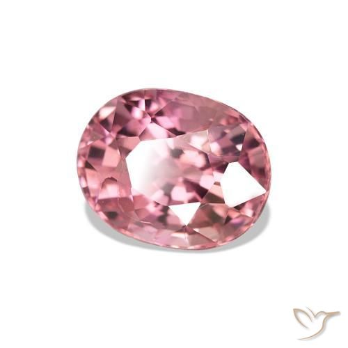 Turmalina Rosa chiclete Natural 1.44ct, Corte Oval, VS-SI