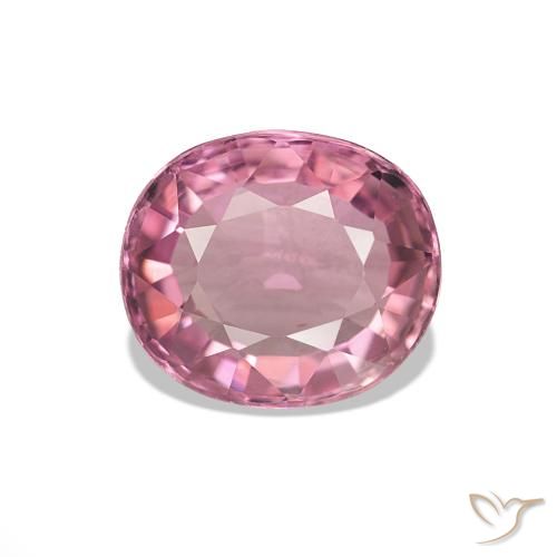 Turmalina Luz rosa Natural 1.64ct, Corte Oval, VS