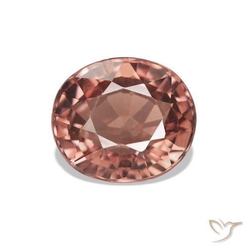 Turmalina Medium Dark-Pink Natural 1.66ct, oval, VVS