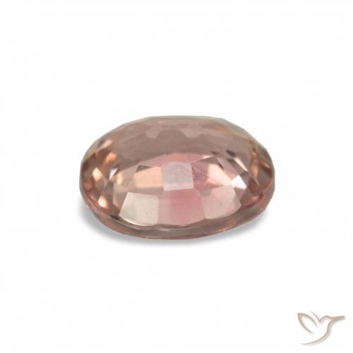Turmalina joaninha vermelha Natural 1.48ct, oval, VVS