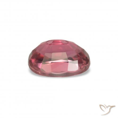 Turmalina rosa avermelhado Natural 1.52ct, Corte Oval, VVS