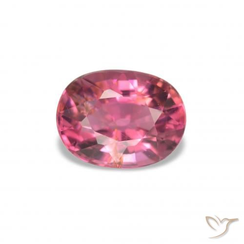 Turmalina rosa médio Natural 1.52ct, oval, VS-SI