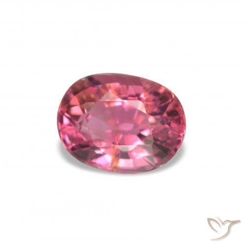 Turmalina rosa médio Natural 1.52ct, oval, VS-SI