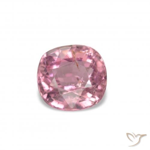 Turmalina Luz rosa Natural 1.50ct, Almofada cortada, VS-SI