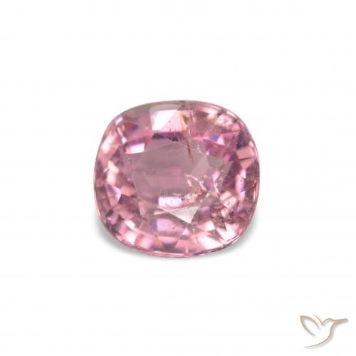 Turmalina Luz rosa Natural 1.50ct, Almofada cortada, VS-SI