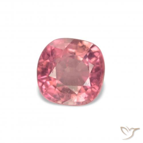 Turmalina Luz rosa Natural 1.75ct, Almofada, VS-SI