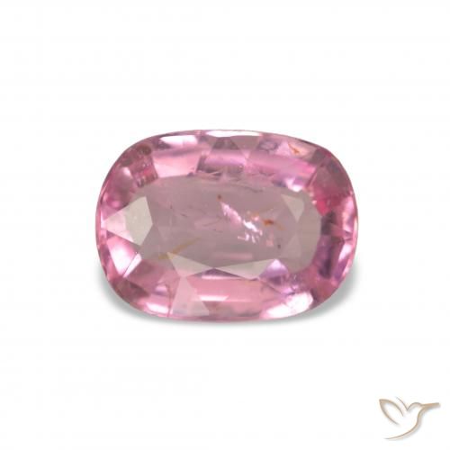 Turmalina Rosa chiclete Natural 1.51ct, Almofada, VS-SI