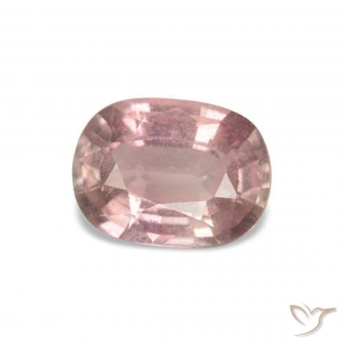 Turmalina Rosa Terroso Natural 1.84ct, Almofada cortada, VS-SI