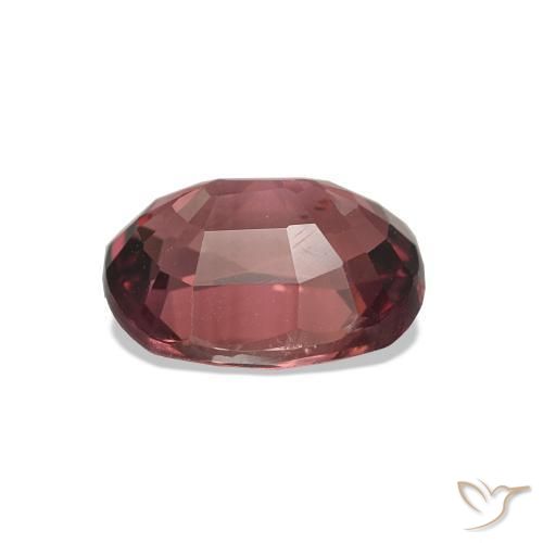 Turmalina Vermelho escuro Natural 1.66ct, Almofada cortada, VS