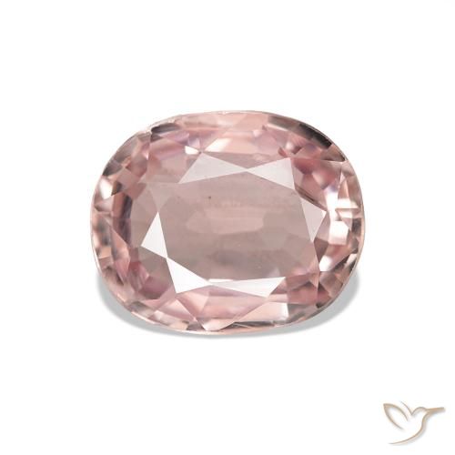Turmalina rosa médio Natural 1.70ct, Almofada cortada, VS