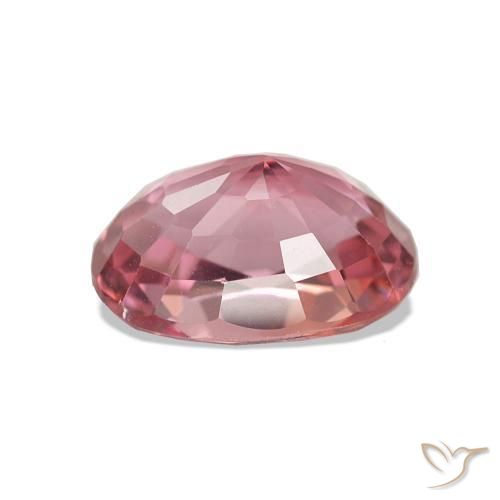 Turmalina Laranja Rosa Natural 1.74ct, Almofada cortada, VVS-VS