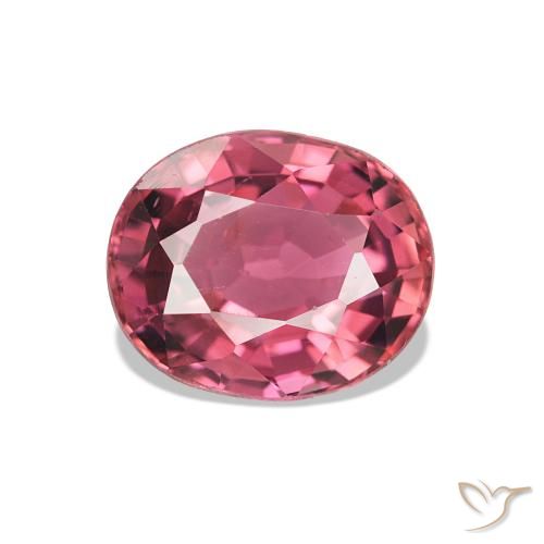 Turmalina Rosa escuro Natural 1.62ct, oval, VS