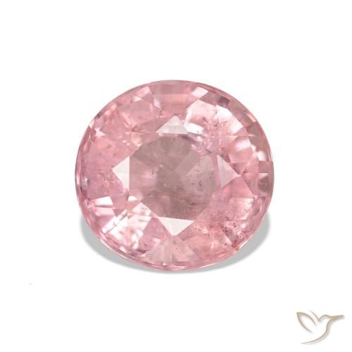 Turmalina Chiclete rosa claro Natural 1.68ct, oval, VS-SI